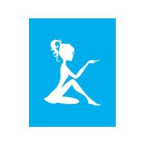 Stencil Tamako Mulher - 20X25Cm - Ref 9352