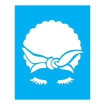 Stencil Tamako Mulher - 20X25Cm - Ref B375