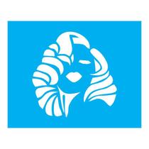 Stencil Tamako Mulher - 20X25Cm - Ref B377