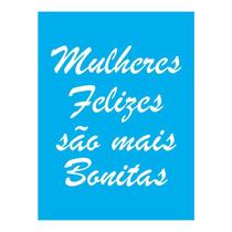 Stencil Tamako Mulheres Felizes - 15X20Cm - Ref 8883