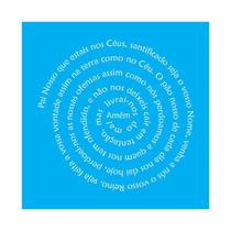 Stencil Tamako Pai Nosso - 30X30Cm - Ref 9935 Stencil Tamako Pai Nosso - 30X30Cm - Ref 9935