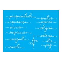 Stencil Tamako Palavras - 15X20Cm - Ref A3556