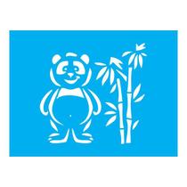 Stencil Tamako Panda - 15X20Cm - Ref A3198