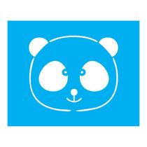 Stencil Tamako Panda - 20X25Cm - Ref B591