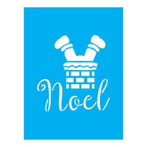 Stencil Tamako Papai Noel - 15X20Cm - Ref A3250