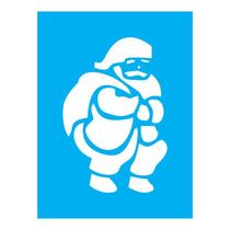 Stencil Tamako Papai Noel - 15X20Cm - Ref A3274