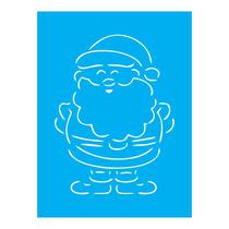 Stencil Tamako Papai Noel - 15X20Cm - Ref A3280