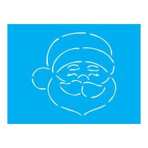 Stencil Tamako Papai Noel - 15X20Cm - Ref A3282