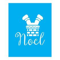 Stencil Tamako Papai Noel - 20X25Cm - Ref B621