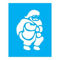 Stencil Tamako Papai Noel - 20X25Cm - Ref B645