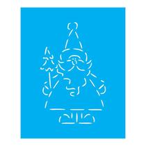 Stencil Tamako Papai Noel - 20X25Cm - Ref B648