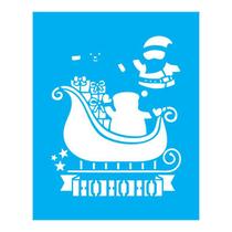 Stencil Tamako Papai Noel - 20X25Cm - Ref B768