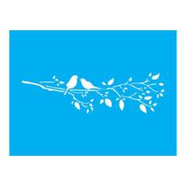 Stencil Tamako Pássaros - 15X20 - Ref A3005 Stencil Tamako Pássaros - 15X20 - Ref A3005