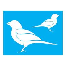 Stencil Tamako Pássaros - 15X20Cm - Ref 902 Stencil Tamako Pássaros - 15X20Cm - Ref 902