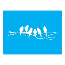 Stencil Tamako Pássaros - 15X20Cm - Ref A2531 Stencil Tamako Pássaros - 15X20Cm - Ref A2531