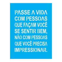 Stencil Tamako Passe A Vida - 15X20Cm - Ref A2626