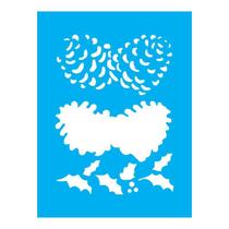 Stencil Tamako Pinhas - 15X20Cm - Ref A3436 Stencil Tamako Pinhas - 15X20Cm - Ref A3436