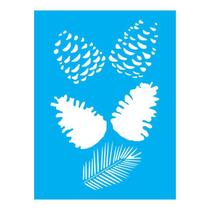 Stencil Tamako Pinhas - 15X20Cm - Ref A3439 Stencil Tamako Pinhas - 15X20Cm - Ref A3439