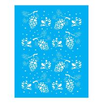 Stencil Tamako Pinhas - 20X25Cm - Ref B124 Stencil Tamako Pinhas - 20X25Cm - Ref B124