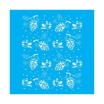 Stencil Tamako Pinhas - 30X30Cm - Ref 9712 Stencil Tamako Pinhas - 30X30Cm - Ref 9712