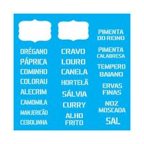 Stencil Tamako Placas Temperos - 30X30Cm - Ref 9820