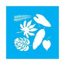Stencil Tamako Plantas - 30X30Cm - Ref 9992