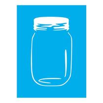 Stencil Tamako Pote Vidro - 15X20Cm - Ref 8832 Stencil Tamako Pote Vidro - 15X20Cm - Ref 8832