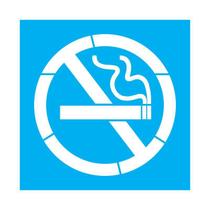 Stencil Tamako Proibido Fumar - 30X30Cm - Ref D167