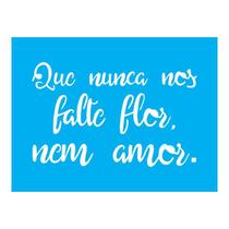 Stencil Tamako Que Nunca - 15X20Cm - Ref A2244