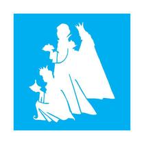 Stencil Tamako Reis Magos Natal - 30X30Cm - Ref 9703