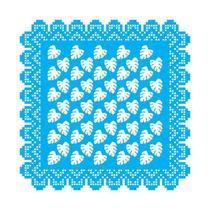 Stencil Tamako Renda - 30X30Cm - Ref 9929