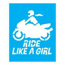Stencil Tamako Ride Like A Girl - 20X25Cm - Ref B480
