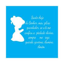 Stencil Tamako Santo Anjo - 30X30Cm - Ref D153