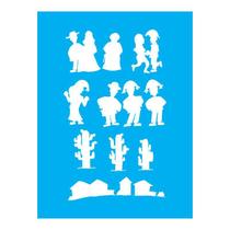 Stencil Tamako São João - 15X20Cm - Ref A3135