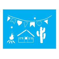 Stencil Tamako São João - 15X20Cm - Ref A3378