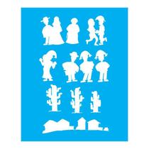 Stencil Tamako São João - 20X25Cm - Ref B486