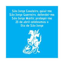 Stencil Tamako São Jorge - 30X30Cm - Ref D124