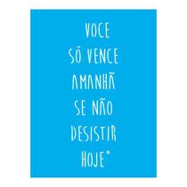 Stencil Tamako Se Não Desistir Hoje - 15X20Cm - Ref 8698 Stencil Tamako Se Não Desistir Hoje - 15X20Cm - Ref 8698