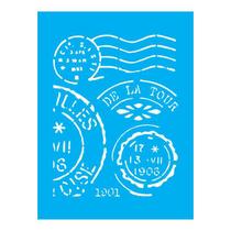 Stencil Tamako Selos - 15X20Cm - Ref A3566 Stencil Tamako Selos - 15X20Cm - Ref A3566