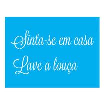 Stencil Tamako Sinta-Se Em Casa - 15X20Cm - Ref A2342 Stencil Tamako Sinta-Se Em Casa - 15X20Cm - Ref A2342