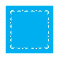 Stencil Tamako Sousplat - 30X30Cm - Ref 9755 Stencil Tamako Sousplat - 30X30Cm - Ref 9755