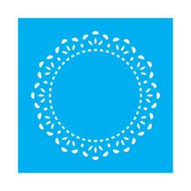 Stencil Tamako Sousplat - 30X30Cm - Ref 9768 Stencil Tamako Sousplat - 30X30Cm - Ref 9768