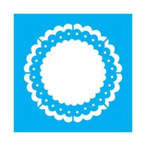 Stencil Tamako Sousplat - 30X30Cm - Ref 9770 Stencil Tamako Sousplat - 30X30Cm - Ref 9770