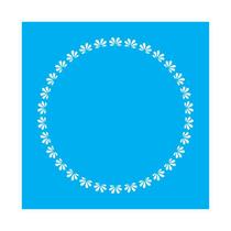 Stencil Tamako Sousplat - 30X30Cm - Ref 9773 Stencil Tamako Sousplat - 30X30Cm - Ref 9773