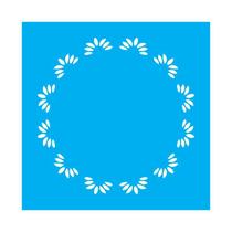 Stencil Tamako Sousplat - 30X30Cm - Ref 9775 Stencil Tamako Sousplat - 30X30Cm - Ref 9775