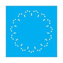 Stencil Tamako Sousplat - 30X30Cm - Ref 9779 Stencil Tamako Sousplat - 30X30Cm - Ref 9779