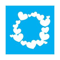 Stencil Tamako Sousplat - 30X30Cm - Ref 9783 Stencil Tamako Sousplat - 30X30Cm - Ref 9783