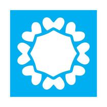 Stencil Tamako Sousplat - 30X30Cm - Ref 9784 Stencil Tamako Sousplat - 30X30Cm - Ref 9784