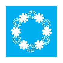 Stencil Tamako Sousplat - 30X30Cm - Ref 9785 Stencil Tamako Sousplat - 30X30Cm - Ref 9785