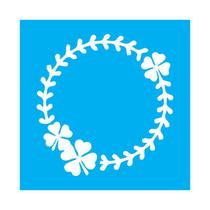 Stencil Tamako Sousplat - 30X30Cm - Ref 9786 Stencil Tamako Sousplat - 30X30Cm - Ref 9786